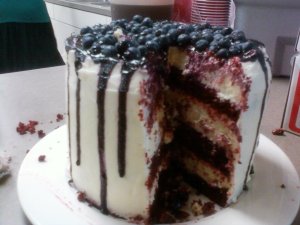 Red Velvet Cheese Cake Slice